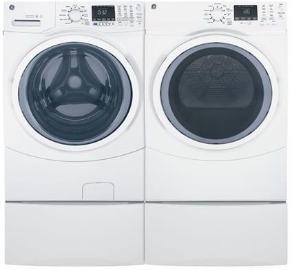 GE® 4.5 Cu. Ft. White Front Load Washer 5