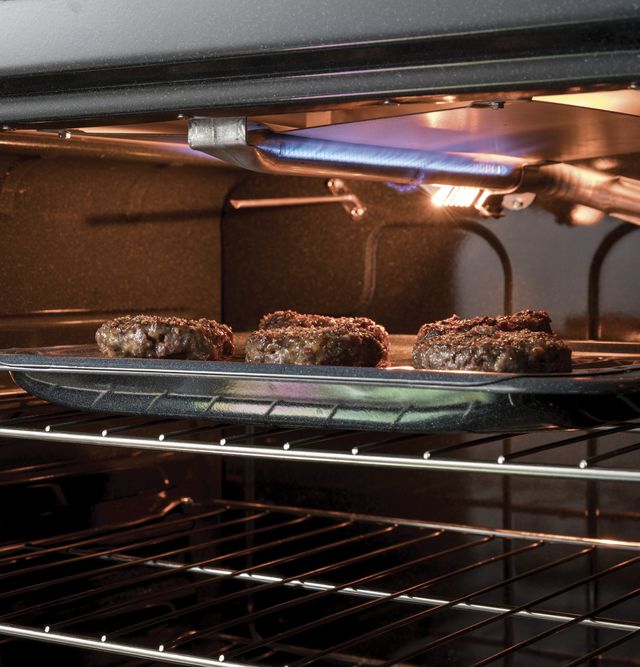 GE® 30" Stainless Steel Slide In Convection Gas Range 11