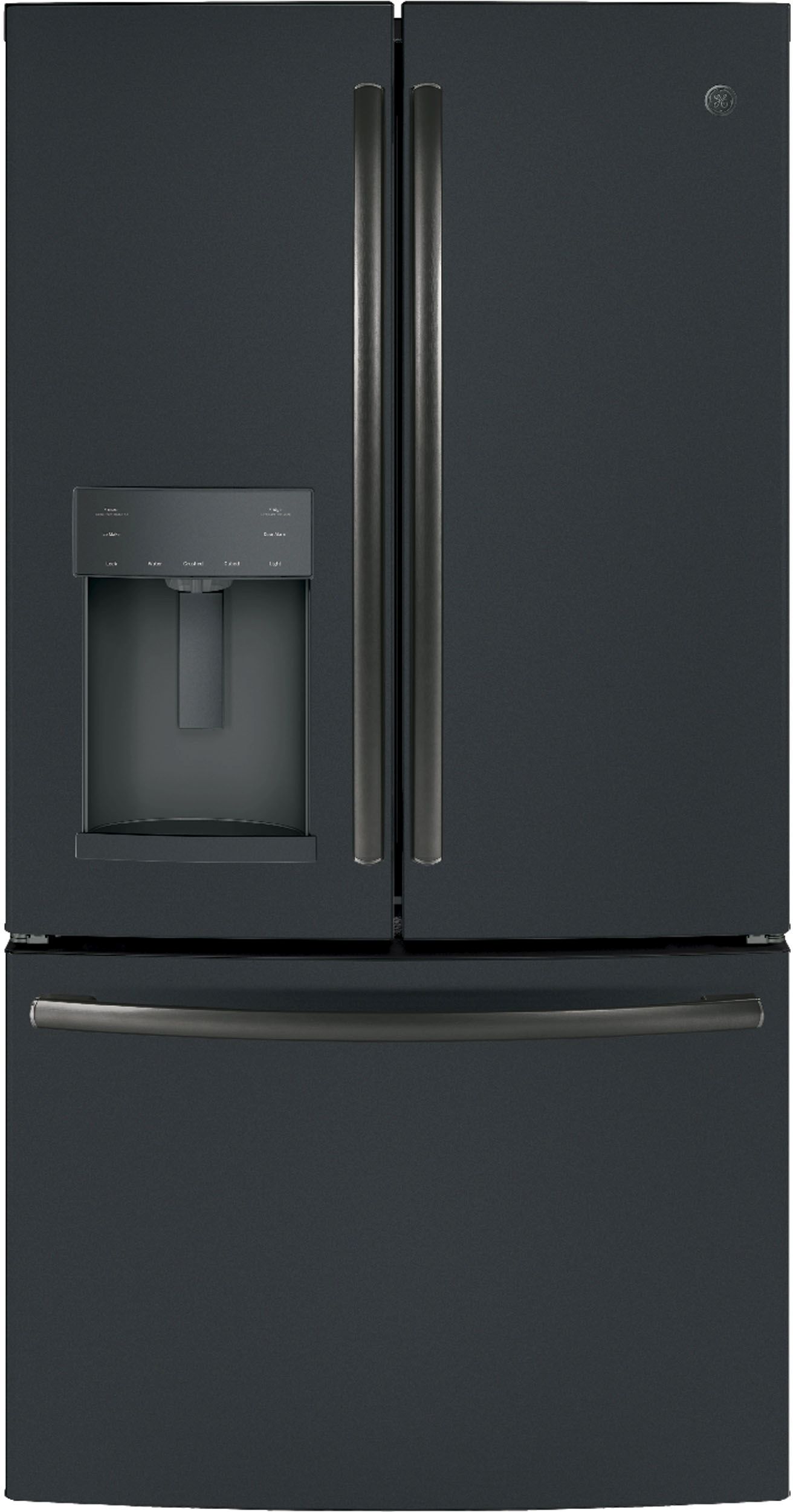 GE® 27.8 Cu. Ft. Black Slate French Door Refrigerator-GFD28GELDS