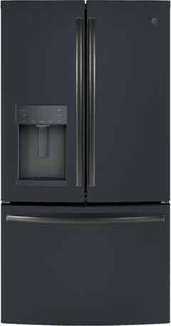 GE® 27.8 Cu. Ft. French Door Refrigerator-Black Slate-GFD28GELDS