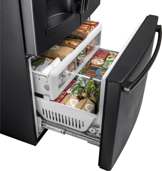 GE® 27.8 Cu. Ft. Black Slate French Door Refrigerator 6