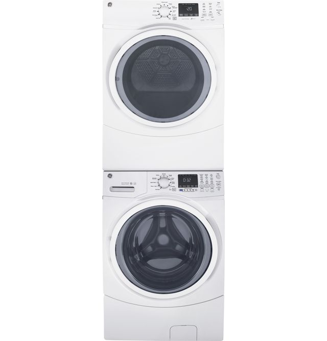 GE® Front Load Gas Dryer-White 4