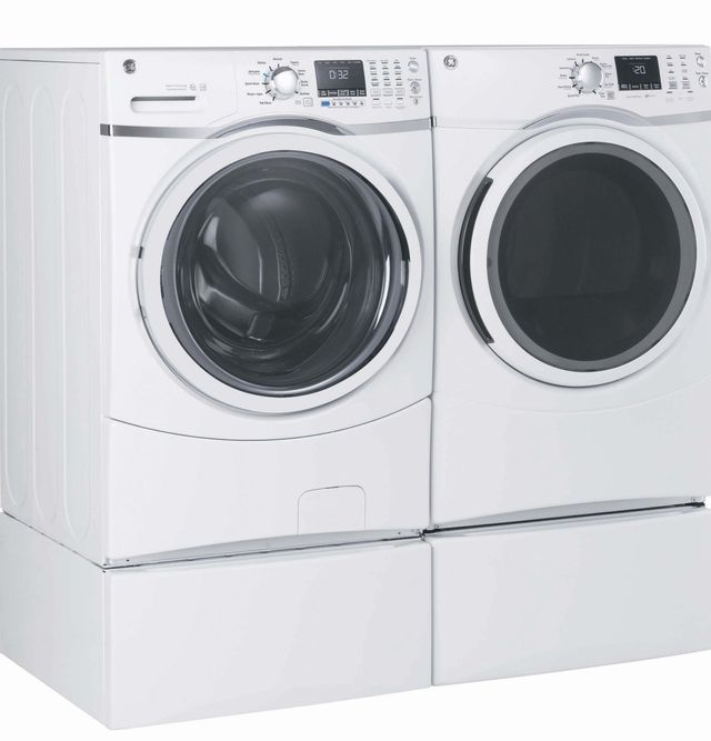 GE® Front Load Gas Dryer-White 7
