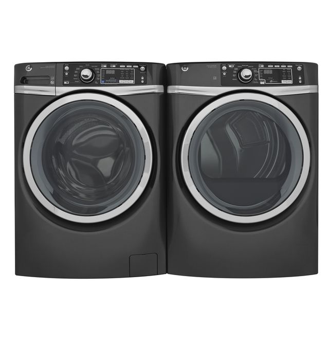 GE® Front Load Electric Dryer-Gray 7