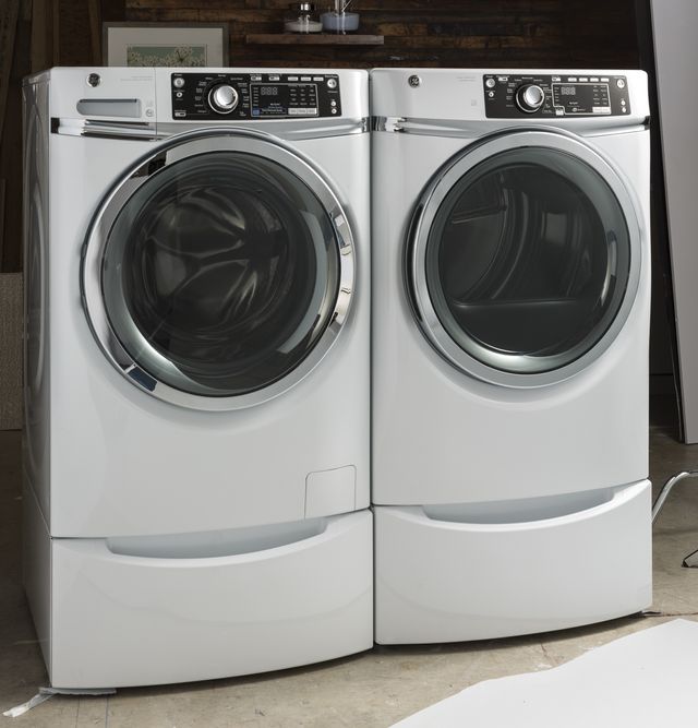 GE® Front Load Electric Dryer-White 8