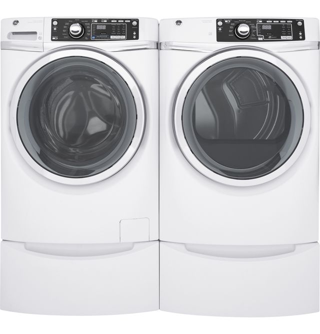 GE® Front Load Gas Dryer-White 8