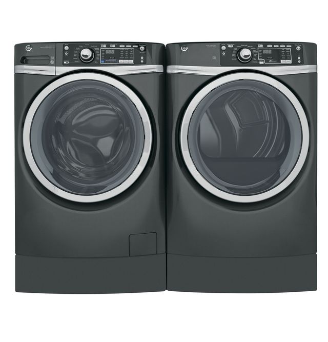 GE® Front Load Electric Dryer-Gray 3