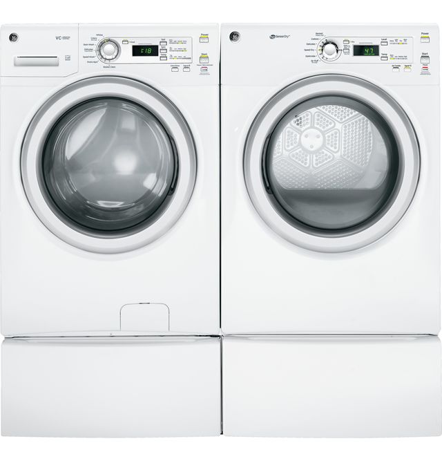 GE® Front Load Electric Dryer-White 4