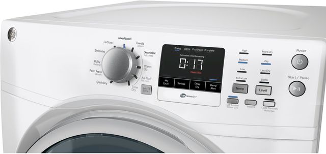GE® Front Load Dryer-White 4