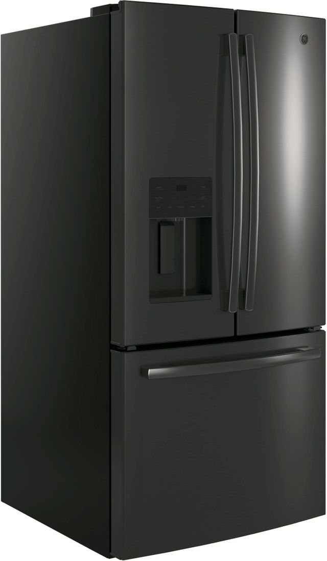 GE® 23.8 Cu. Ft. French Door Refrigerator-Black Stainless Steel 6