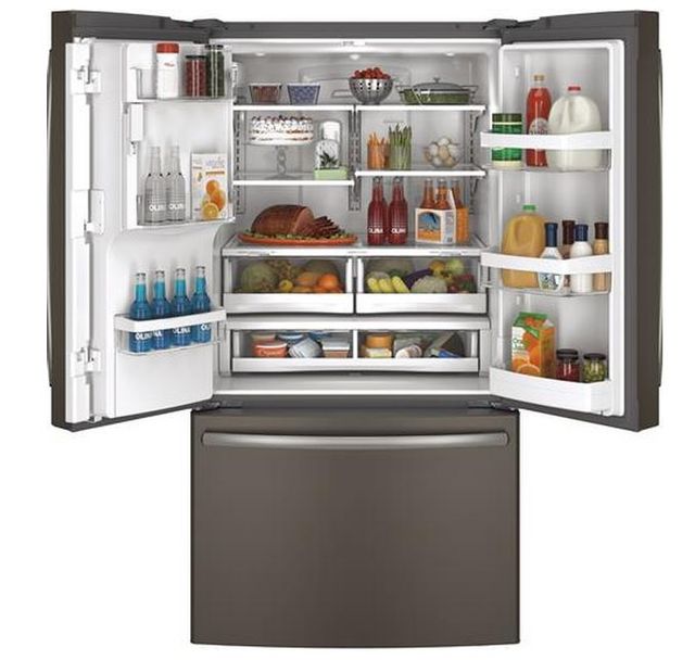 GE® 25.7 Cu. Ft. French-Door Refrigerator-Slate 1