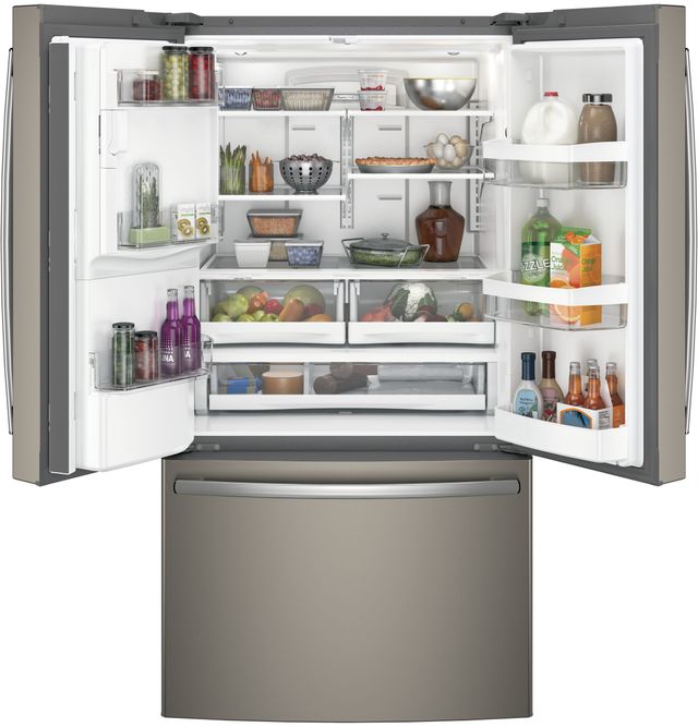 GE® Series 25.8 Cu. Ft. French Door Refrigerator-Slate 2