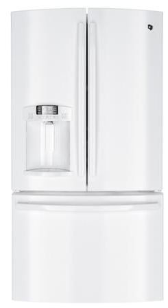 GE® ENERGY STAR® 26.7 Cu. Ft. French Door Refrigerator-White