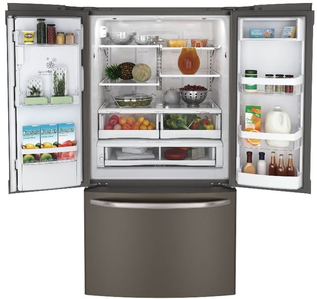 GE® ENERGY STAR® 26.7 Cu. Ft. French Door Refrigerator-Slate 1