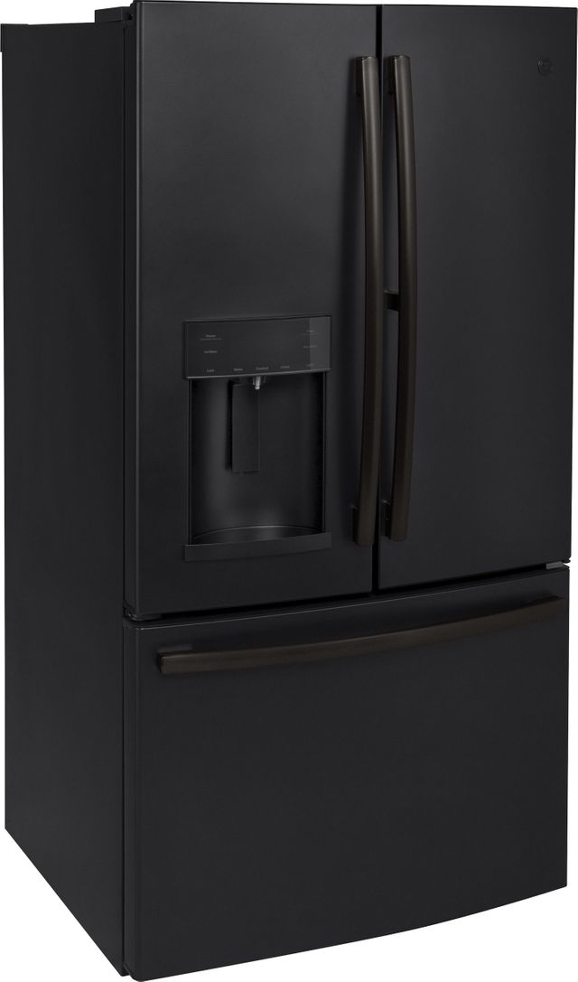 GE® 27.8 Cu. Ft. French Door Refrigerator-Black Slate 1
