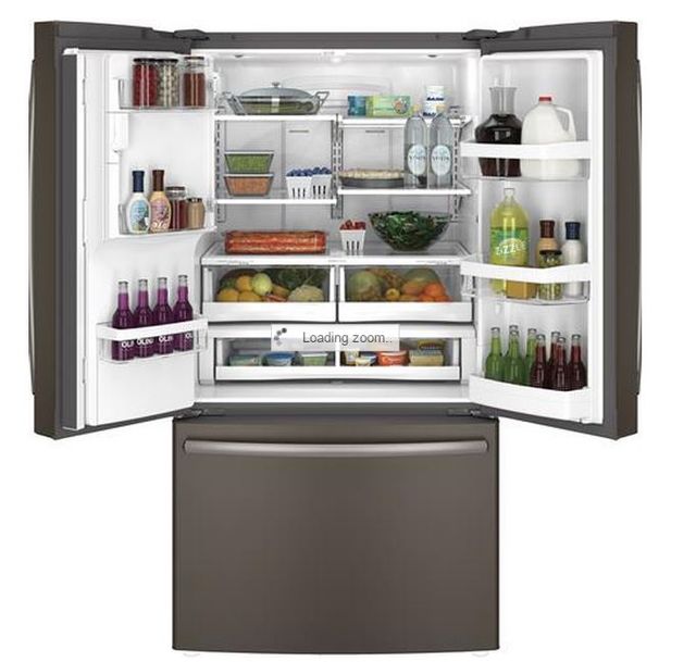 GE® 27.7 Cu. Ft. French Door Refrigerator-Slate 1