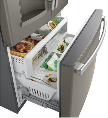 GE® Energy Star® 27.8 Cu. Ft. French-Door Refrigerator-Slate 4