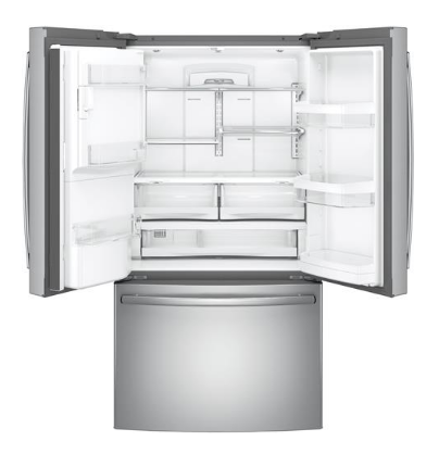 GE® Energy Star® 27.8 Cu. Ft. French-Door Refrigerator-Stainless Steel 3