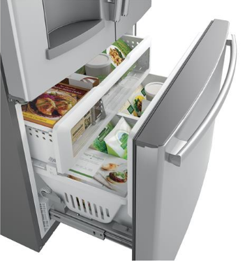 GE® Energy Star® 27.8 Cu. Ft. French-Door Refrigerator-Stainless Steel 4