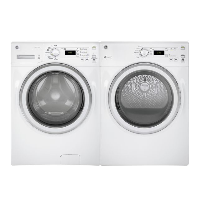 GE® Front Load Washer-White 4