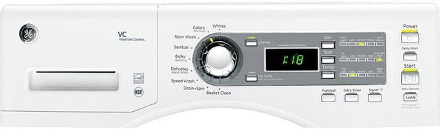 GE® ENERGY STAR® Front Load Washer-White 2