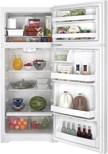 GE® 17.5 Cu. Ft. Top Freezer Refrigerator-White 1