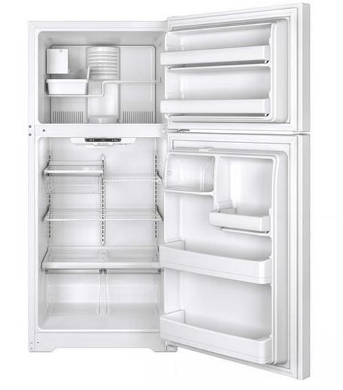 GE® 18.2 Cu. Ft. Top-Freezer Refrigerator-White 1