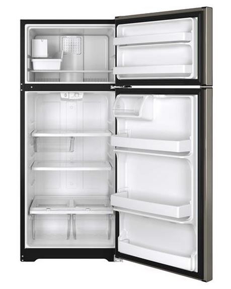 GE® 17.5 Cu. Ft. Top Freezer Refrigerator-Silver 1