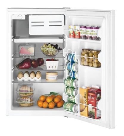 GE® 4.4 Cu. Ft. White Compact Refrigerator 1