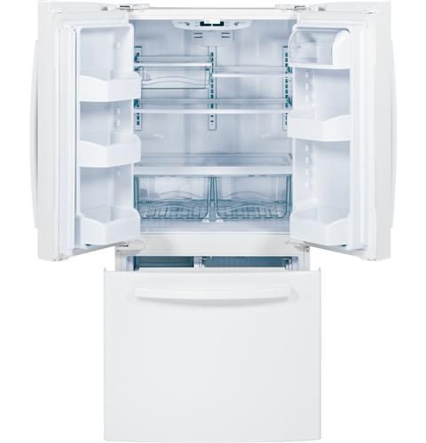 GE® 22.1 Cu. Ft. French Door Refrigerator-White 1