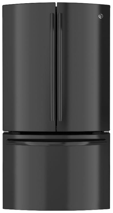 GE® ENERGY STAR® 26.3 Cu. Ft. French Door Refrigerator-Black