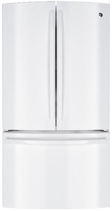 GE® ENERGY STAR® 26.3 Cu. Ft. French Door Refrigerator-White