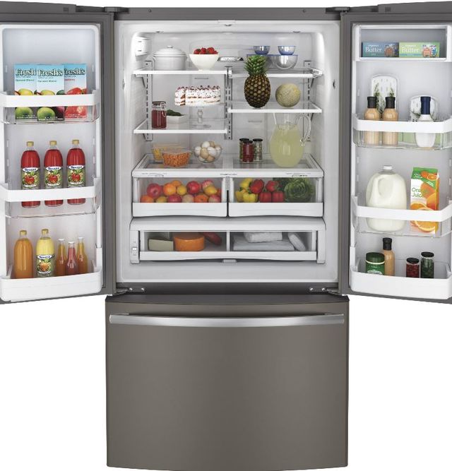 GE® ENERGY STAR® 26.3 Cu. Ft. French Door Refrigerator-Slate 1