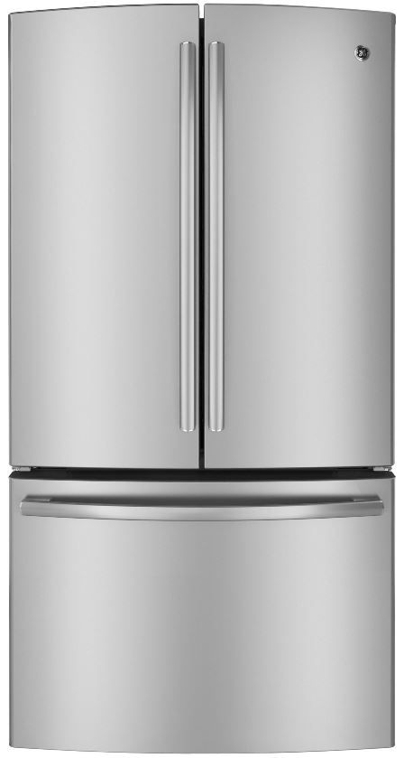 GE® ENERGY STAR® 26.3 Cu. Ft. French Door Refrigerator-Stainless Steel 0