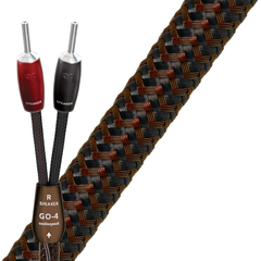 AudioQuest® Star-Quad Series GO-4 8 ft Pair Speaker Wire (SG-BFA Ends)