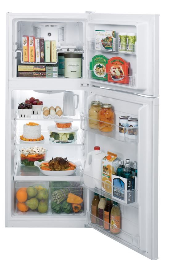 GE 11.6 cu. ft. Top Freezer Refrigerator-White 1