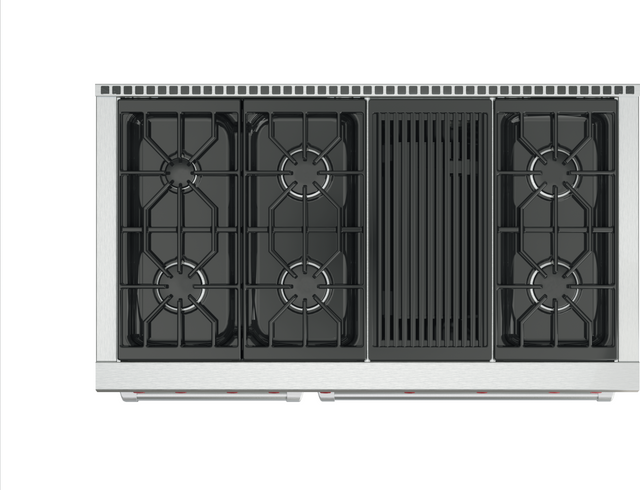 Wolf® 48" Stainless Steel Pro Style Gas Range-1