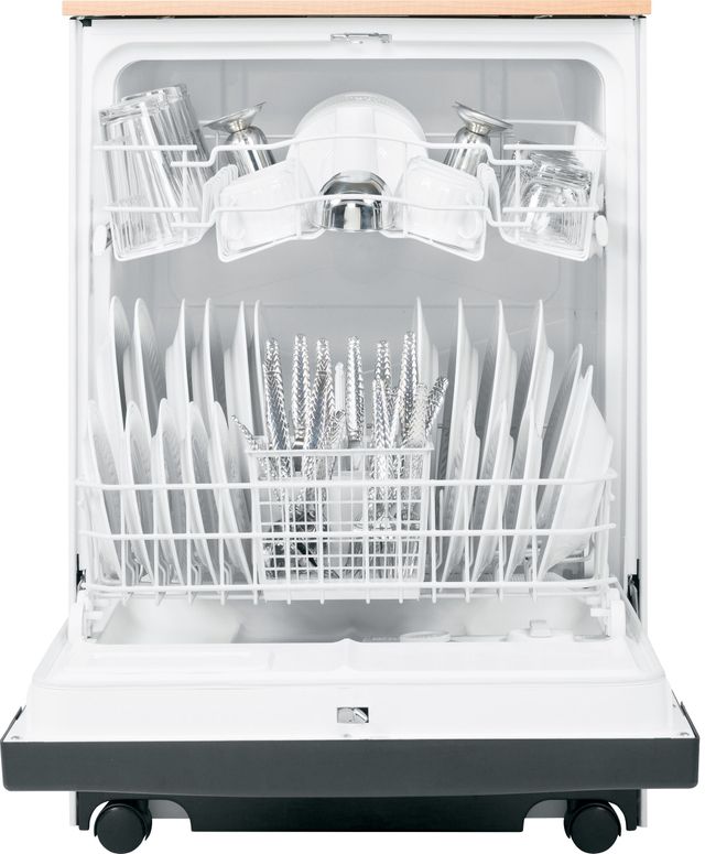 GE® 24" Convertible Portable Dishwasher-Black 3