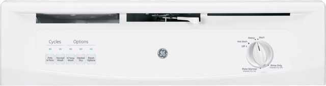 GE® 24" Built In Dishwasher-White 1