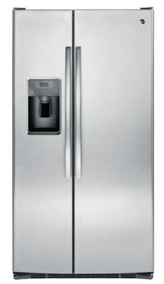 GE® 25.4 Cu. Ft. Side-by-Side Refrigerator-Stainless Steel