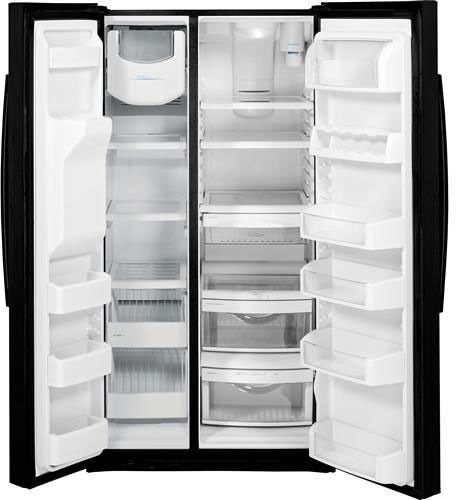 GE® 25.4 Cu. Ft. Side-by-Side Refrigerator-White 1