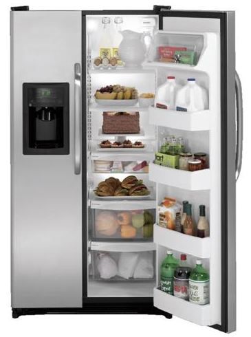 21.9 Cu. Ft. Side-By-Side Refrigerator with Dispenser / Stainless Steel