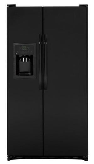 GE® ENERGY STAR® 25.25 Cu. Ft. Side-By-Side Refrigerator-Black