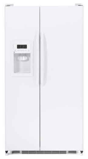 GE® ENERGY STAR® 25.25 Cu. Ft. Side-By-Side Refrigerator-White