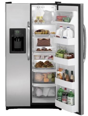 25.3 Cu. Ft. Side-By-Side Refrigerator with Dispenser / Stainless Steel 0