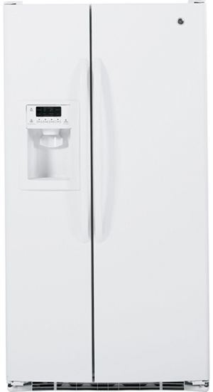 GE&reg; ENERGY STAR&reg; 23 cu. ft..1 Side-By-Side Refrigerator with Dispenser