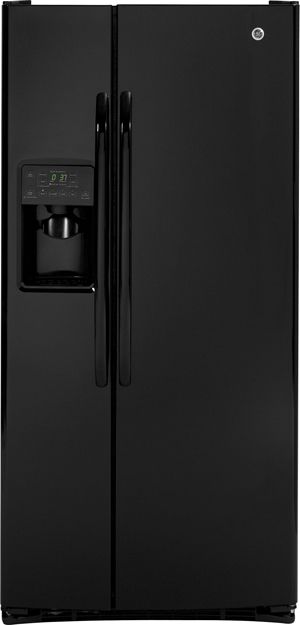 GE® ENERGY STAR® 23.1 Cu. Ft. Side-by-Side Refrigerator-Black