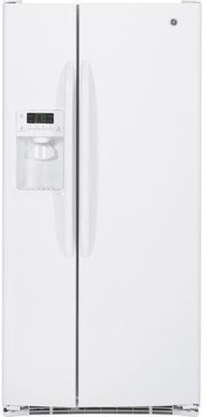 GE® ENERGY STAR® 23.1 Cu. Ft. Side-by-Side Refrigerator-White