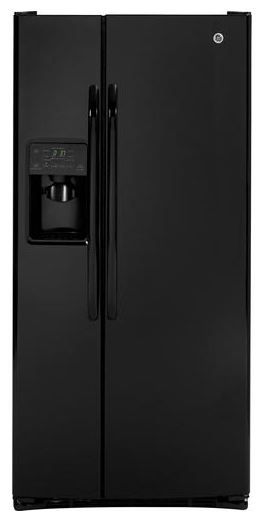 GE® ENERGY STAR® 25.9 Cu. Ft. Side-by-Side Refrigerator-Black