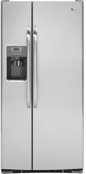 GE® ENERGY STAR® 23.1 Cu. Ft. Side-by-Side Refrigerator-Stainless Steel